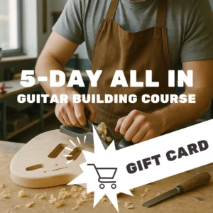 Carte cadeau Stage lutherie 5j - 5-day guitar-making workshop gift card
